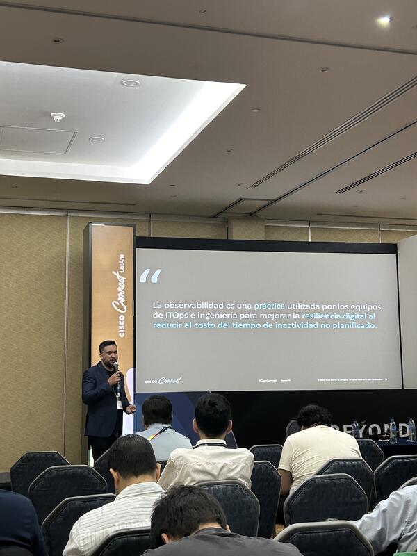 Palestra no Cisco Connect Latam 2024, Cancún